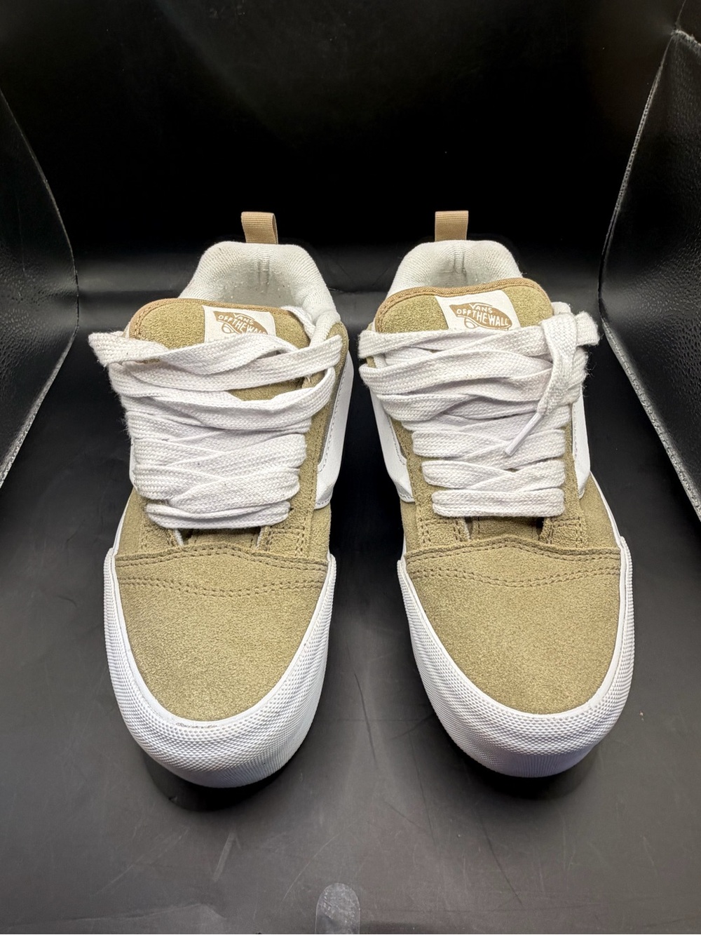 Vans Knu Skool Tan Suede Sneakers Men 6.5 Women 8 - Picture 2 of 7